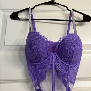 Purple Lace Bustier